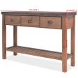 Yulia  Solid Wood Console Table Online Hot Sale