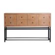 Sota  Solid Wood Top Console Table Fashion