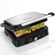 Aigostar  Electric Panini Press Indoor Grill Sandwich Maker,  1500 Watts Versatile Grills with Floating H, Removable Drip Tray and 180 Degree Opening Function Online