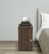 Sheesham Wood Bedside Table in Scratch Resistant Provincial Teak Finish With Drawers Discount