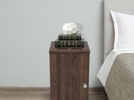 Sheesham Wood Bedside Table in Scratch Resistant Provincial Teak Finish With Drawers Discount