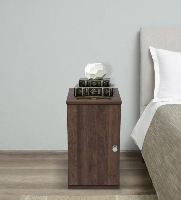 Sheesham Wood Bedside Table in Scratch Resistant Provincial Teak Finish With Drawers Discount