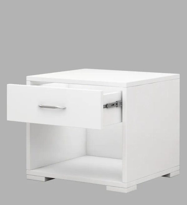 Bedside Table in Mist White Colour Sale