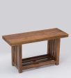 Lammi Solid Mango Wood Bench In Brown Colour Online Hot Sale