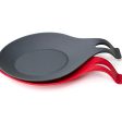 UPKOCH - Poggiamestolo multiuso in silicone per utensili da cucina, 2 pezzi, colore: rosso e nero For Sale