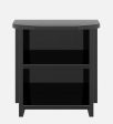 Bedside Table in Black Finish Fashion