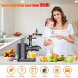 Acezoe Juicer Machines,  Slow Masticating Juicer Extractor 95% Juice Yield & Pure Juice, Easy to Clean, Quiet Motor, Cold Press Juicer with Brush, 25 Recipes, Slow Juicer Machines for Vegetable and Fruit For Discount