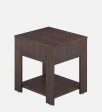 Bed Side Table with Drawer in Choco Walnut Finish Fashion