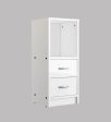 Bedside Table in White Colour With Drawers Online