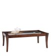 Solid Wood Coffee Table in Brown Finish Cheap