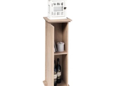 Charlotte Accent Table with Door 88.5cm Oak Tree Supply