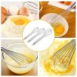 HEROPIE Stainless Steel Whisks, 3 Pack Kitchen Whisks with Stainless Steel Egg Separator and Silicone Cooking Brush, 8  10  12  Balloon Wire Whisk for Blending, Whisking, Beating, Stirring, Set of 5 Sale