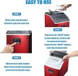 Antarctic Star Portable Ice Maker Machine for Countertop, Automatic 48lbs in 24 Hours, Compact Ice Cube Maker 24 Cubes Ready in 15 Mins, for Home Kitchen Office, Red For Discount