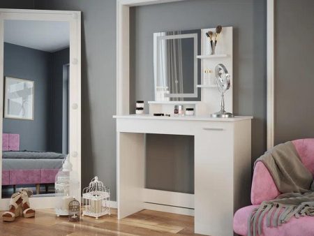 Leevi  Dressing Table with Mirror Online Sale