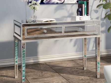 Elegant   Writing Desk with two Storage and Sleek Design For Sale