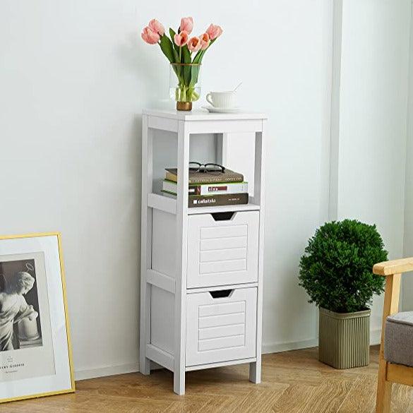 Double Drawer Bathroom Floor Standing Storage Waterproof Cabinet By Miza Sale