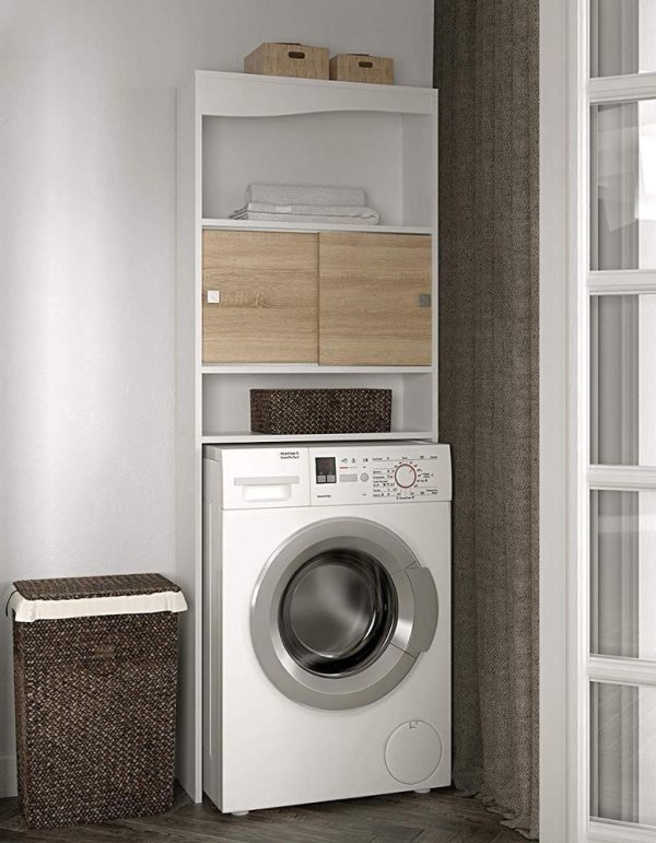 Washing Machine Storage Shelf in PVC Waterproof Board By With Free Soap Dish Miza Online now