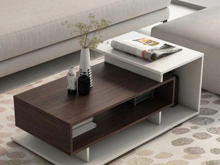 Coffee Table in Choco Walnut Colour Online Hot Sale