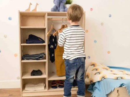 Little Montessori Wardrobe For Kids Furniture By Miza Supply