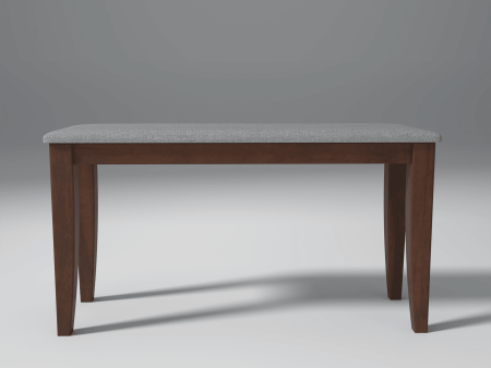 Redzepi Mango Wood Bench In Walnut Finish For Cheap