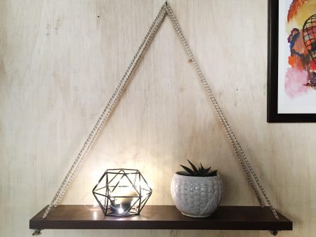 Handmade Hanging Shelves Rope Floating Shelf Wall Art By Miza Online