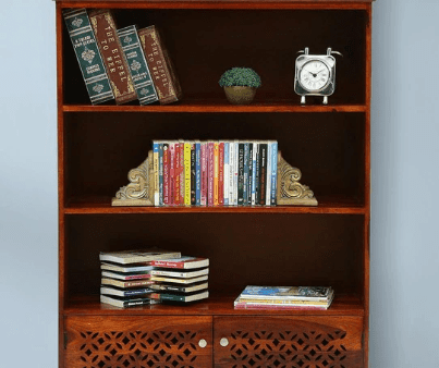 Beautiful Design Sheesham Wood Bookshelf Online Sale