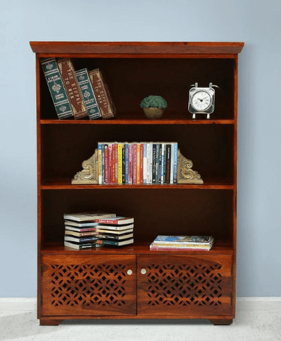 Beautiful Design Sheesham Wood Bookshelf Online Sale