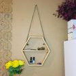 Geometric Hexagonal Handmade Shelf By Miza Online