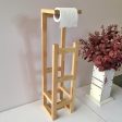 Stylish Wooden Toilet Paper Holder Rack By Miza Online Sale