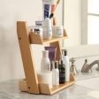 Cosmetics Wooden Storage Book Shelf Rack Utilities By Miza on Sale