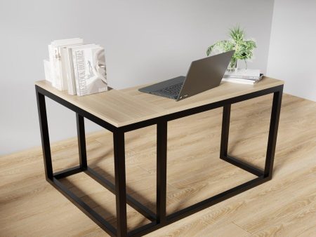 Teresa L Shaped Study Table in Wenge Color Online Sale