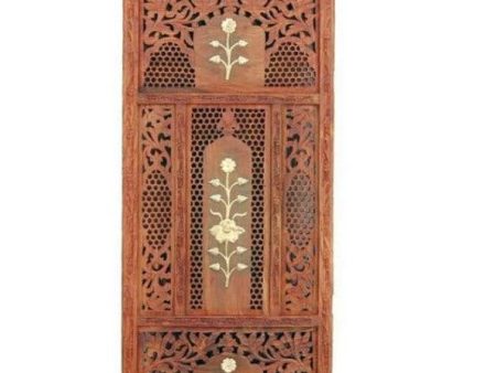 4 Panel Sheesham Wooden Partitions Room Dividers Screen Separators for Living Room Wooden Room Divider Partition Wooden Screen Wooden Separator Home & Kitchen Discount