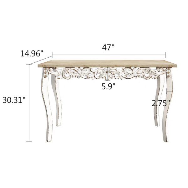 47  Console Table with Stylish Design and Versatile Storage Online now