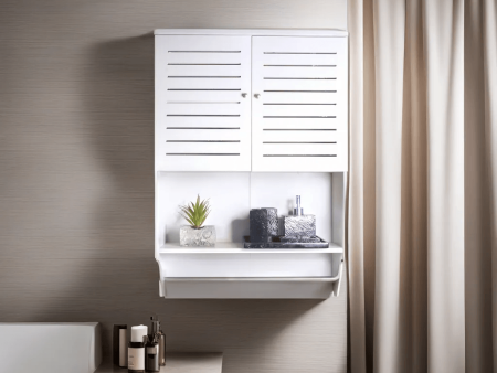 PVC High Quality Bathroom & Kitchen Wall Hung Storage With Free Soap Dish By Miza Cheap