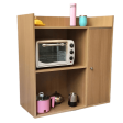 Microwave Storage Cabinet With Panel Door In Natural Wood By Miza For Cheap