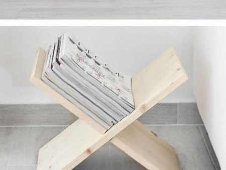 Cross Design X Shape Open Book Stand   Side Table By Miza Online now