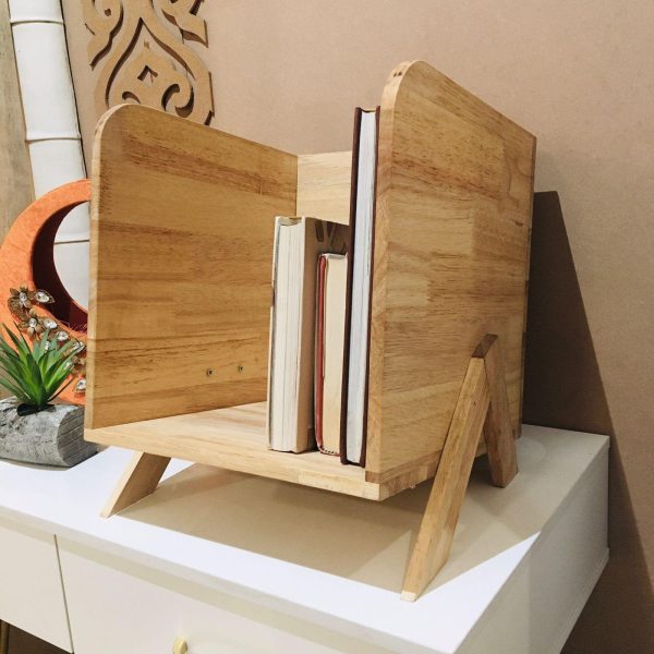 Tabletop Book Rack Wooden Organizer By Miza Cheap