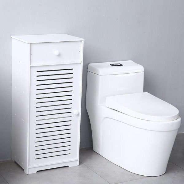 Bathroom PVC Floor Standing Storage Cabinet For Multipurpose Use By Miza For Discount