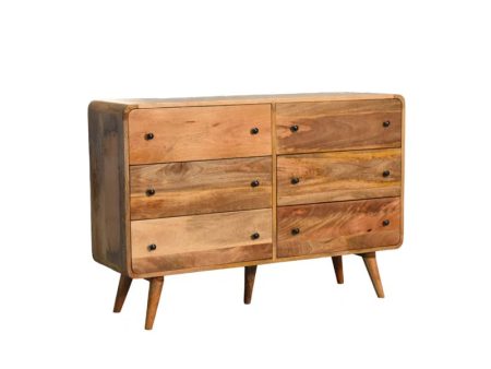 Jagger Solid Wood 6 - Drawer Rectangle Accent Chest Online Sale