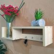 MDF Wall Mounted Key Hooks Shelf By Miza Online