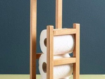 Stylish Wooden Toilet Paper Holder Rack By Miza Online Sale