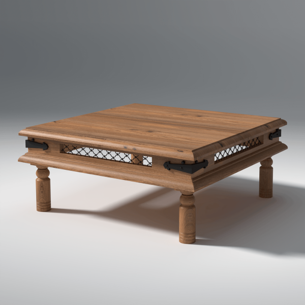 Roastroot Sheesham Wood Coffee Table In Light honey For Sale