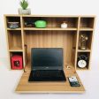 Wall-Mounted Floating Table Laptop Home Office Desk With Drawer By Miza Sale