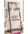 Ladder New White Work From Home Study Table By Miza For Sale