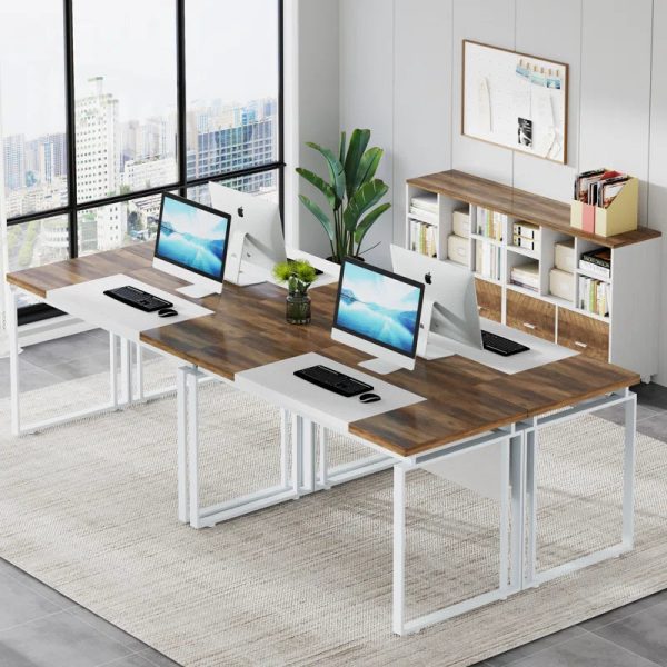 L-Shape Executive Desk with File Cabinet For Discount