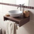 Bathroom Wash Basin Vanity With Towel Rod | Steel Rod By Miza Fashion