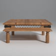 Roastroot Sheesham Wood Coffee Table In Light honey For Sale