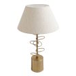 Cascading rings lamp gold For Sale