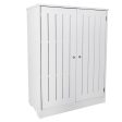 Bathroom PVC Freestanding Storage Cabinet With Handle Doors By Miza For Discount