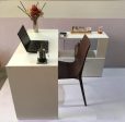 Folding Rotating L - Shaped Corner Desk Computer Table For Office & Home By Miza Fashion